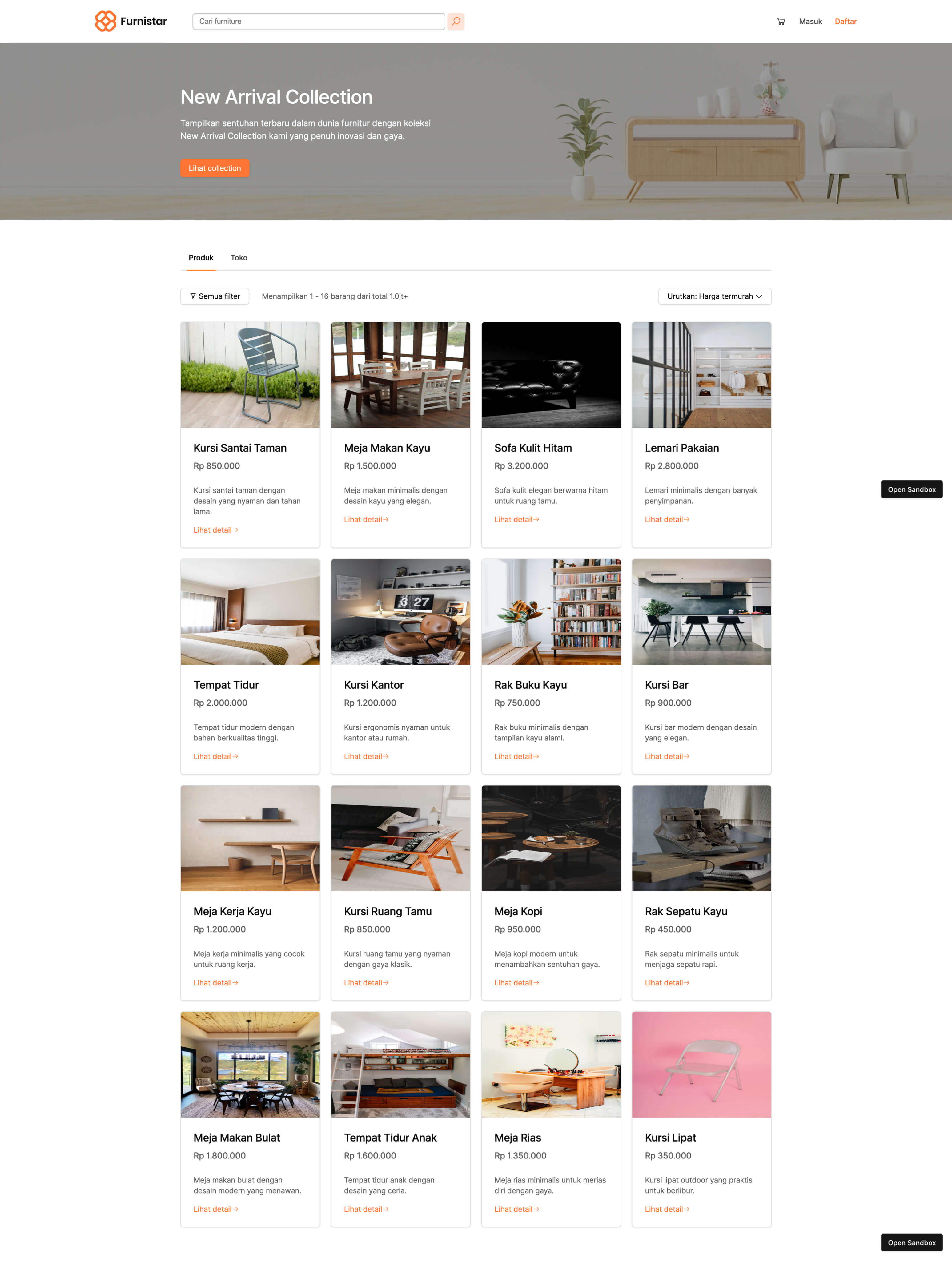 furnistar website